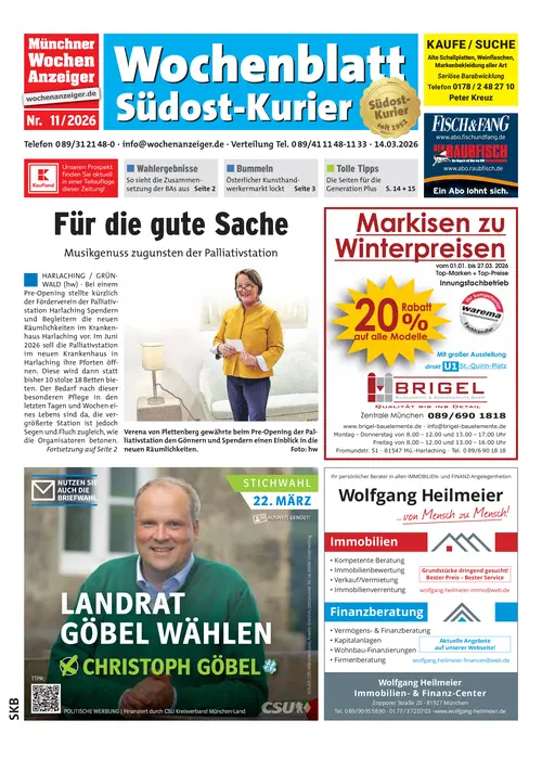 Wochenblatt - Südost-Kurier B Cover